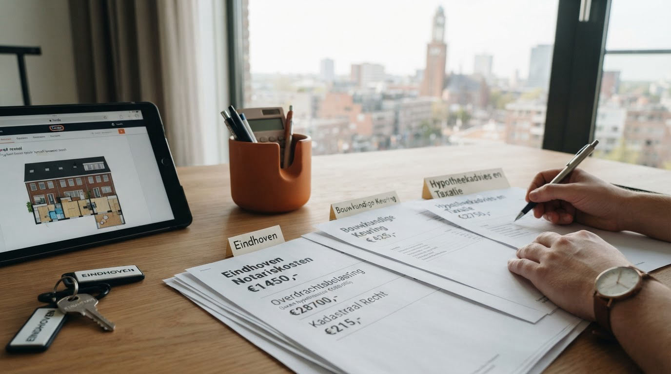 Bijkomende kosten naast de aankoopmakelaar in Eindhoven