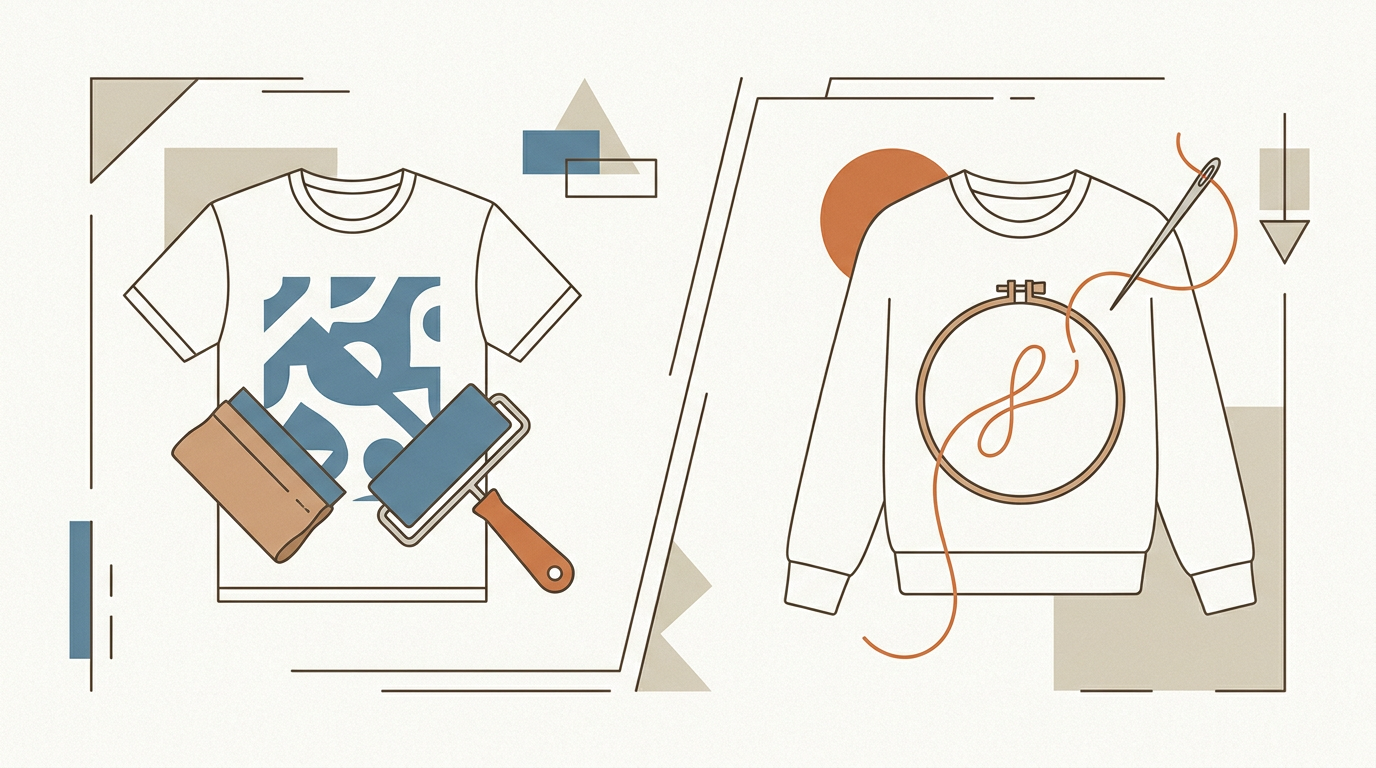 Bedrukken of borduren: welke techniek past bij uw kleding?